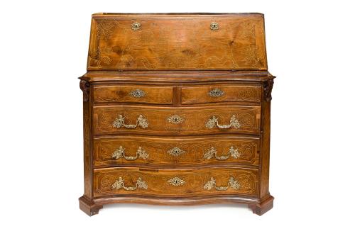 Canterano aragonés, ultimo cuarto s. XVIIIEn madera de no