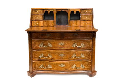 Canterano aragonés, ultimo cuarto s. XVIIIEn madera de no