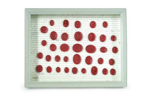 Colección de improntas, S.XX.Realizadas en escayola a mod