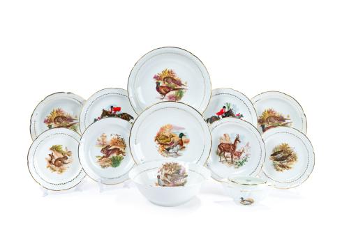 Vajilla para 12 servicios en porcelana francesa Vierzon esm