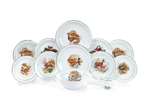 Vajilla para 12 servicios en porcelana francesa Vierzon esm