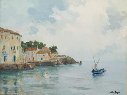 715   -  <p><span class="object_author">EDUARDO VIAL HUGAS (Barcelona, 1910-1999) - Cadaqués</span></p>