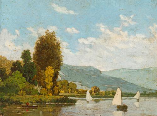728   -  <p><span class="object_author">EDWARD CHARTON (1807 - 1890). Primera mitad del siglo XIX - Tarde de verano</span></p>