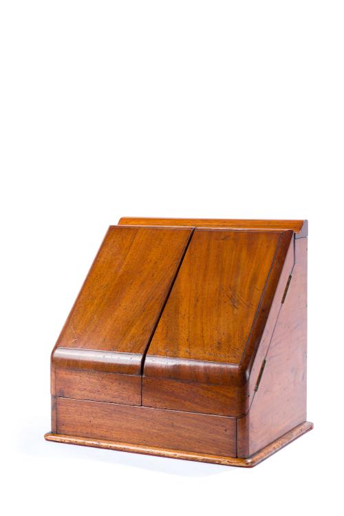 Caja escritorio de correspondencia victoriana, Inglaterra, 