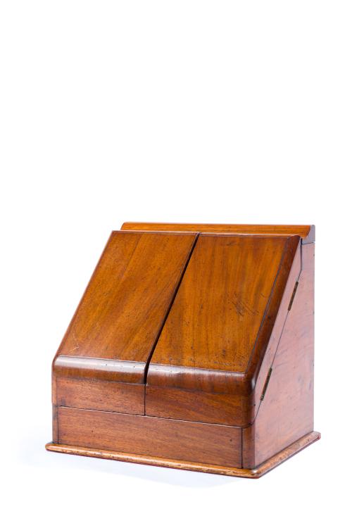 Caja escritorio de correspondencia victoriana, Inglaterra,