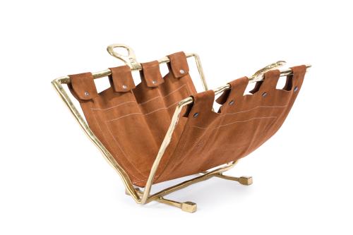 DAVID MARSHALL (Edimburgo, 1942)Revistero en latón dorado