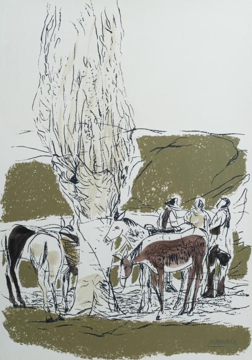 868   -  <p><span class="object_author">AGUSTÍN REDONDELA (Madrid, 1922-2015) - Paisaje</span></p>