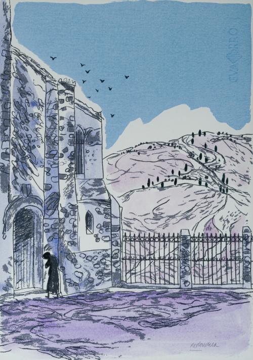 AGUSTÍN REDONDELA (Madrid 1922-2015), Sin título, Acuarela 