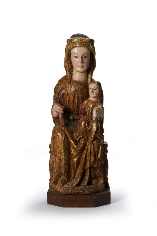 510   -  <p><span class="object_author">ESCUELA ESPAÑOLA. Siglo XIV - Virgen con Niño</span></p>