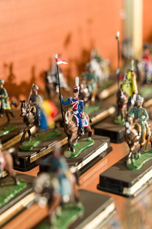 Importante gran colección de figuras de plomo fundidas y pi