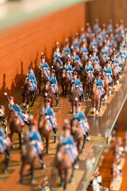 Importante gran colección de figuras de plomo fundidas y pi