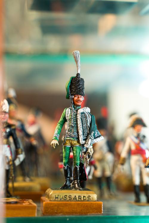 Gran colección de figuras de plomo pintadas a mano de solda