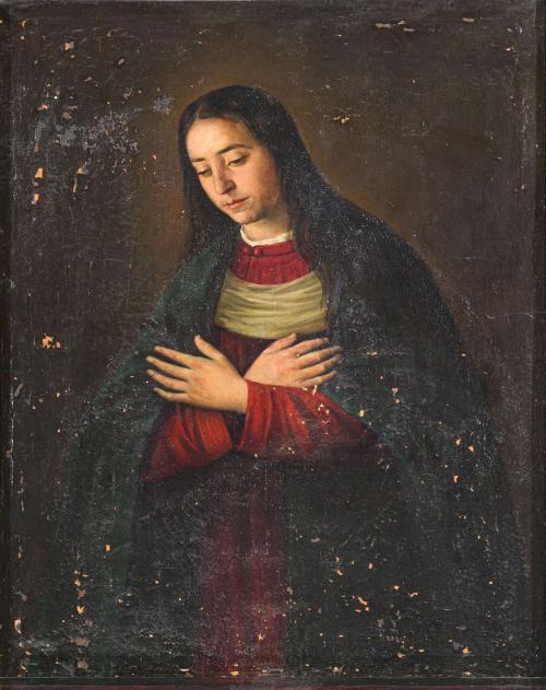 307   -  <p><span class="object_author">ESCUELA  ESPAÑOLA. Siglo XIX - La Dolorosa </span></p>