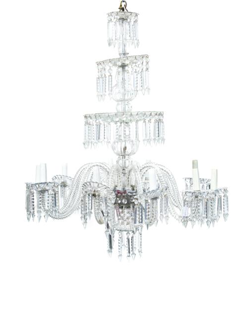 Lámpara de techo de 10 luces en cristal de BaccaratDistri