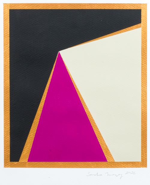 SANDRA MAZOY (Ciudad de México, 1975), Origami, Acrílico so