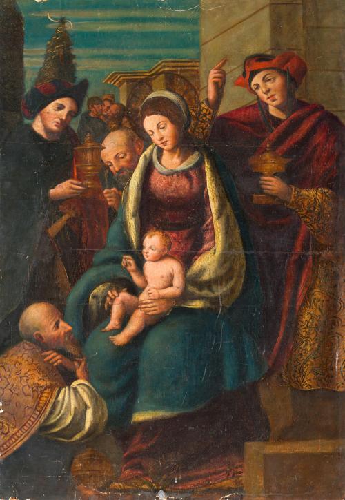 474   -  <p><span class="object_author">ATRIBUIDO A PERE GASCÓ (Hacia 1502-1546). Primera mitad del siglo XVI - La adoración de los Reyes Magos</span></p>
