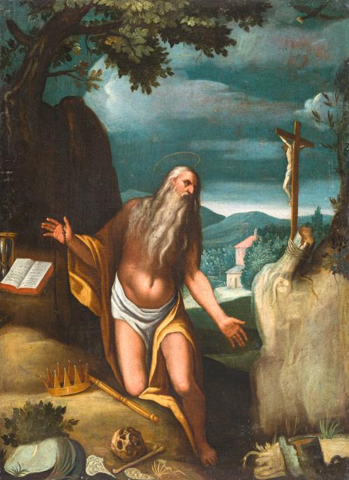 SEGUIDOR DE GIROLAMO MUZIANO (Acquafredda, h. 1528/1532-Rom