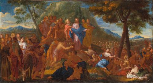 JAN VAN ORLEY, La multiplicación de los panes y de los pece