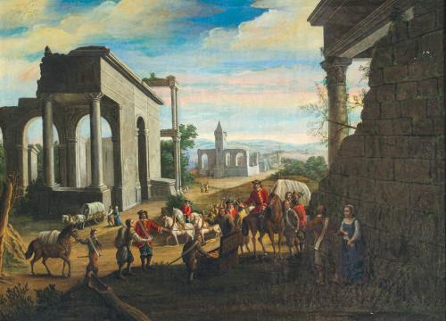 SEGUIDOR DE JEAN-BAPTISTE MARTIN THE ELDER (Francia, 1659-1