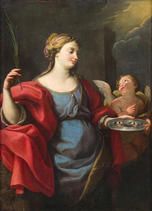 ESCUELA BOLOÑESA. Primera mitad del siglo XVII, Santa Lucia