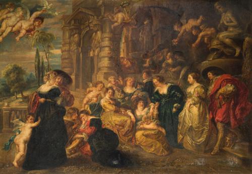 ESCUELA ESPAÑOLA. Principios del siglo XX, El jardín del Am