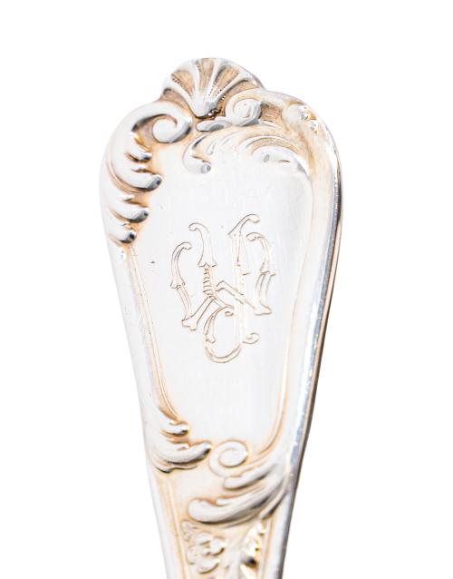 Cubertería de plata española punzonada Ley 925 de La Cruz d