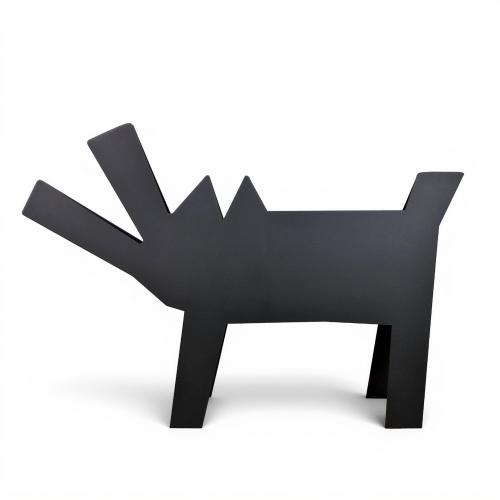 JOSÉ SOLER (Murcia, 1987), The Dog KH. Black, Acero 
