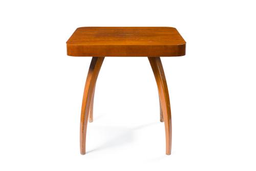 Mesita auxiliar Mid-century, c. 1960En madera, de tapa cu