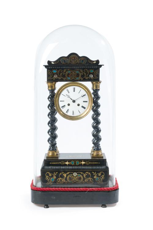 Reloj de sobremesa de pórtico Napoleón III, c. 1860En mad