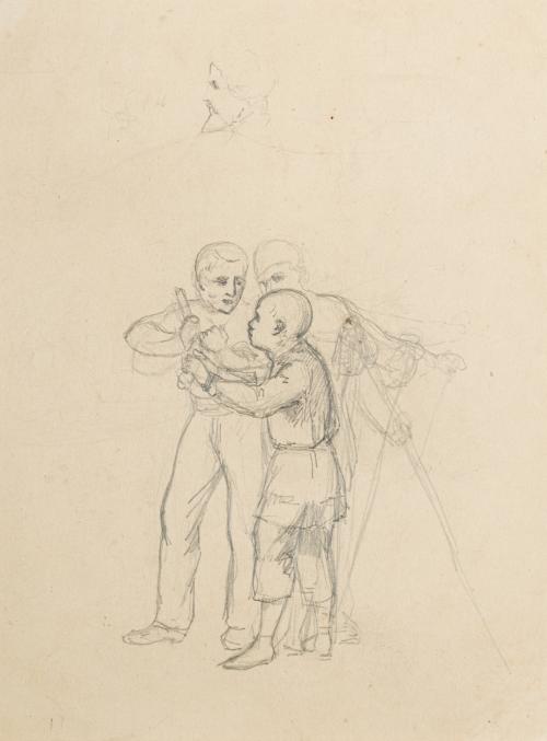 668   -  <p><span class="object_author">ESCUELA ESPAÑOLA. Siglo XIX - Niños músicos</span></p>