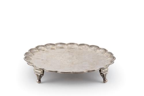 208   -  <p><span class="object_title">Salvilla en plata española punzonada con marcas de Toledo y de Jose de la Casa, 1754. Pieza de colección.</span><br></p>