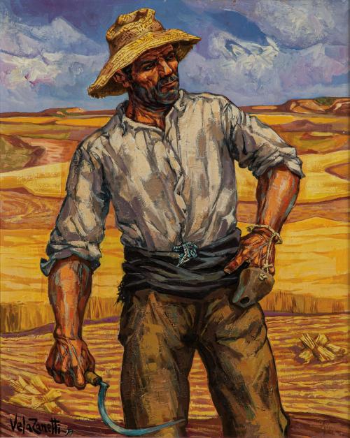 389   -  <p><span class="object_author">JOSÉ VELA ZANETTI (Milagros, 1913 - Burgos, 1999) - Segador</span></p>