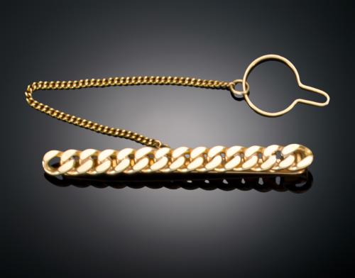 PISACORBATA CADENA CUBANA EN ORO DE 18 K