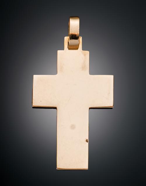 COLGANTE CRUZ EN ORO DE 18 K