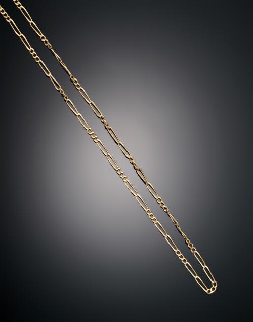 CADENA FÍGARO EN ORO AMARILLO DE 18 K 