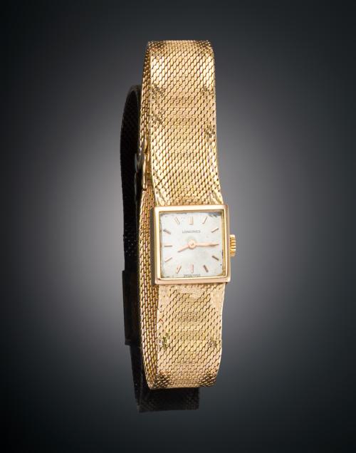 RELOJ LONGINES PARA SEÑORA EN ORO AMARILLO DE 18 K