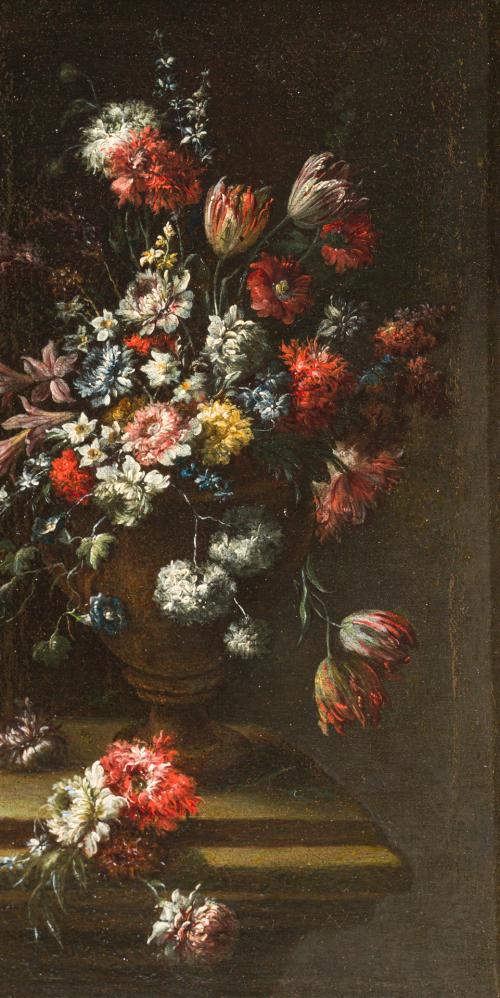 MARIO NUZZI (Roma, 1603-Roma, 1673). 1640-1650, Florero, Ól