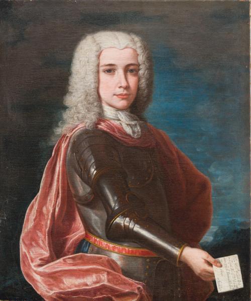 555   -  <p><span class="object_author">MIGUEL JACINTO MELÉNDEZ (Oviedo, 1679 - Madrid, 1734). 1729-1733 - Retrato de noble</span></p>