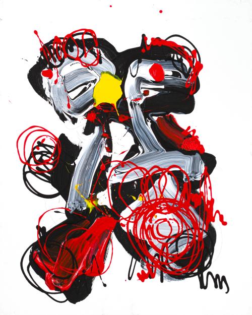 DAVID BRUSH (Madrid, 1979), Sin título, Óleo sobre lienzo 