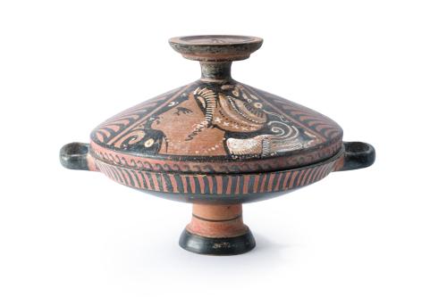 MAGNA GRECIA (siglo IV a.C.), Lékanis , Cerámica de figura 