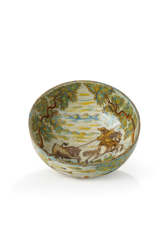 205   -  <p><span class="object_title">Cuenco de cerámica esmaltada de Talavera de la Reina (Toledo) S.XVII</span><br></p>