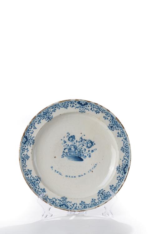221   -  <p><span class="object_title">Plato de cerámica esmaltada de Talavera de la Reina (Toledo), 1740-1765</span><br></p>