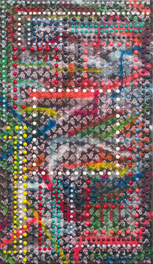 DIEGO VILLALBA (Zaragoza, 1976), Sin título, Acrílico y tej