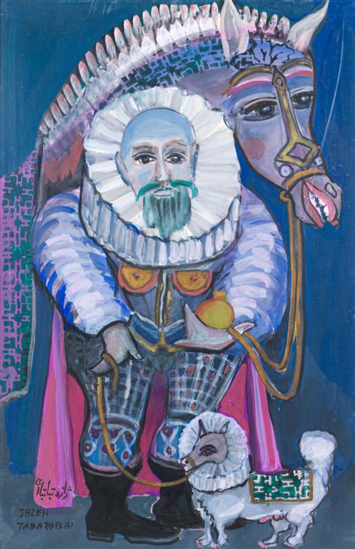 JAZEH TABATABAÏ (Irán, 1931-2008), Don Pechos de Oro, Gouac