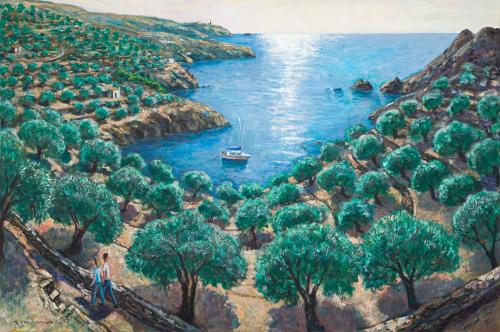 822   -  <p><span class="object_author">RAMÓN MOSCARDÓ (Barcelona, 1953) - Es Jonquet, un trozo de Cap de Creus</span></p>