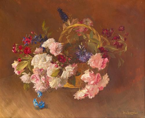 671   -  <p><span class="object_author">JESÚS LOZANO BACAICOA (Logroño, 1912-2002) - Jarrón con flores</span></p>