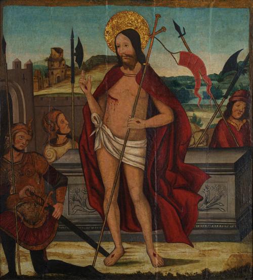 273   -  <p><span class="object_author">ESCUELA CASTELLANA DEL S. XVI - La resurrección de Cristo </span></p>