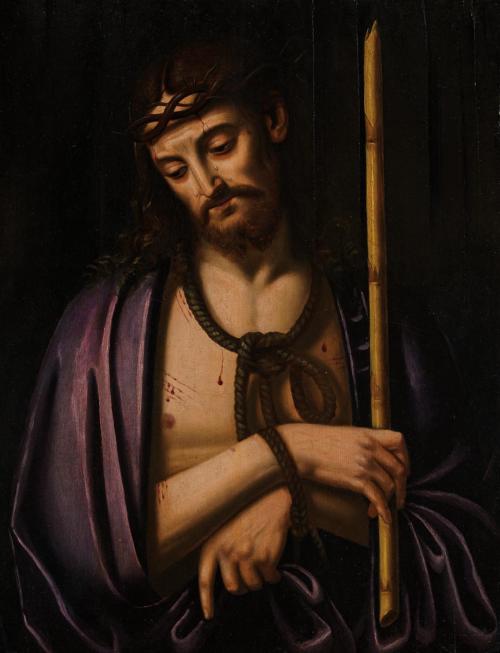 275   -  <p><span class="object_author">TALLER DE ANDREA SOLARIO (Milán, 1470 - 1524) - Ecce Homo </span></p>