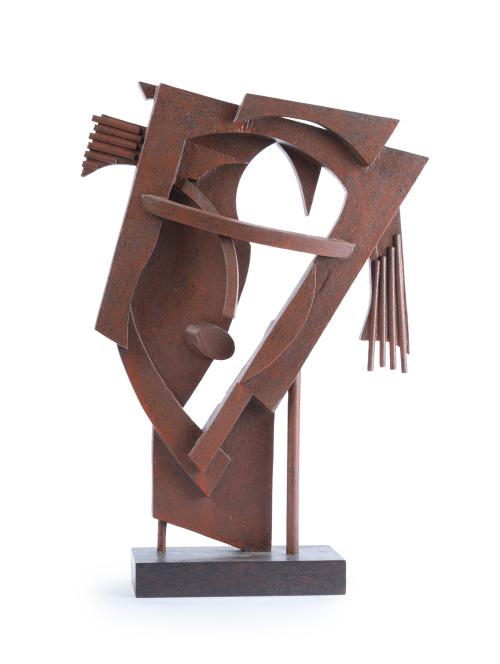 JOSÉ MARÍA ARCE (Pamplona, 1948), Personaje pájaro, Madera,