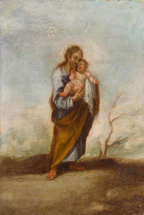 ESCUELA MADRILEÑA. Segunda mitad del siglo XVII, San José c